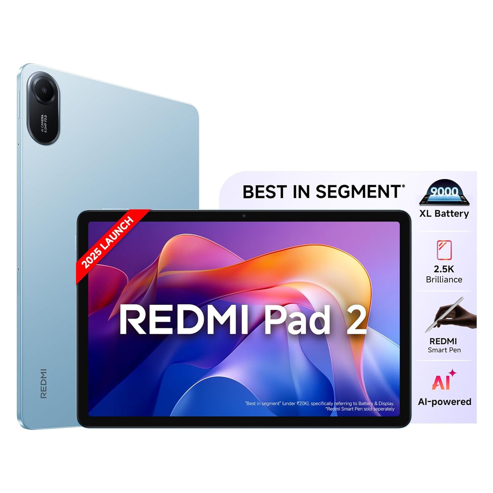 Buy Redmi Pad 2 Wi-Fi Android Tablet (11 Inch, 4GB RAM